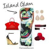 Emerald island maxi dress